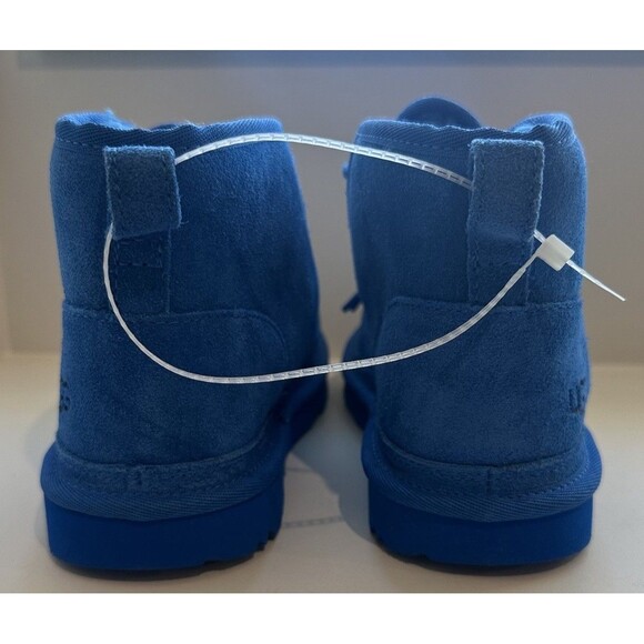 UGG Neumel Chukka Boots Unisex Big Kid 4 1017320K Winter Suede Wool School Blue - Picture 5 of 11